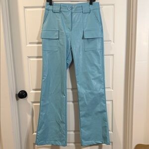 Bailey Rose Vegan Tiffany blue pants